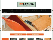 Tablet Screenshot of deleeuwwerk.nl